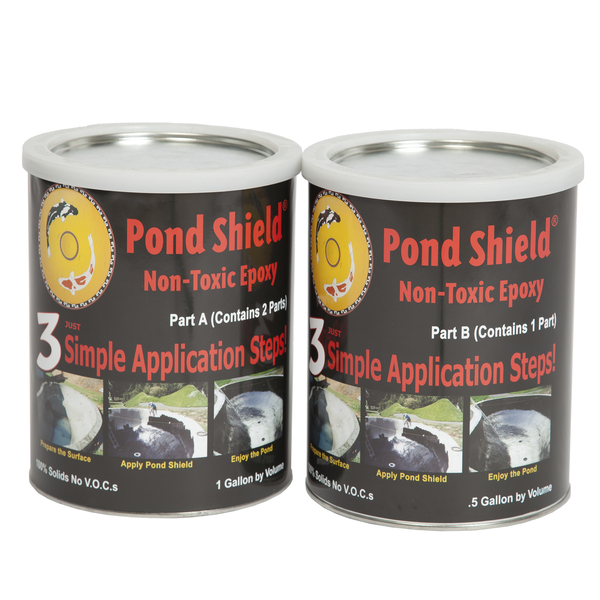Pond Shield Non-Toxic Epoxy Coating  1.5 Gallon Kit | Pond Armor