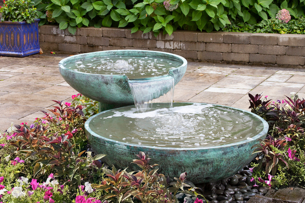 Double Spillway Bowl Kit | Metal and Brass Fountains