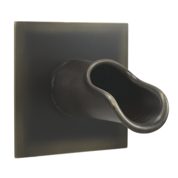 Medium Scupper - Roman with Square Backplate | Spouts and Scuppers