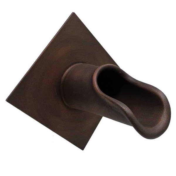 Medium Scupper - Roman with Diamond Backplate | Spouts and Scuppers