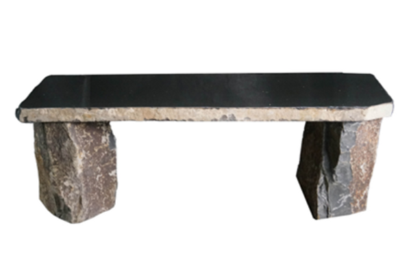 49 inch Basalt Bench | Stone Benches