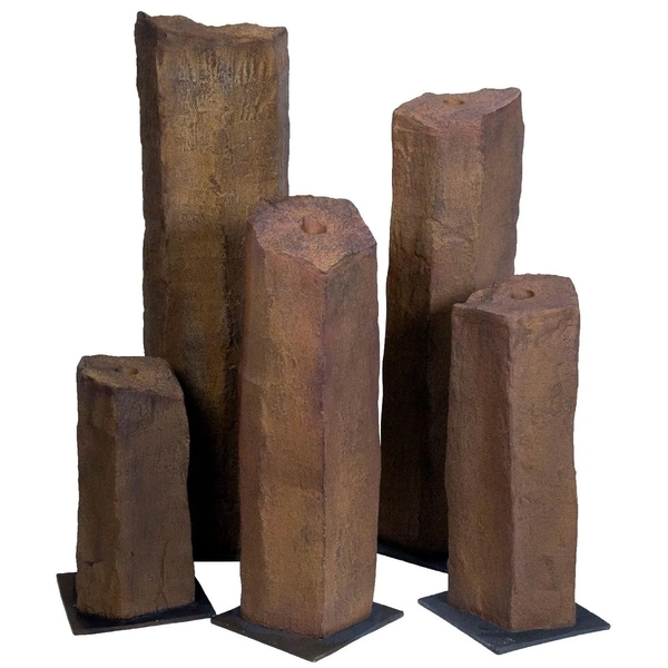 Faux Basalt Column Set of 5 - 18