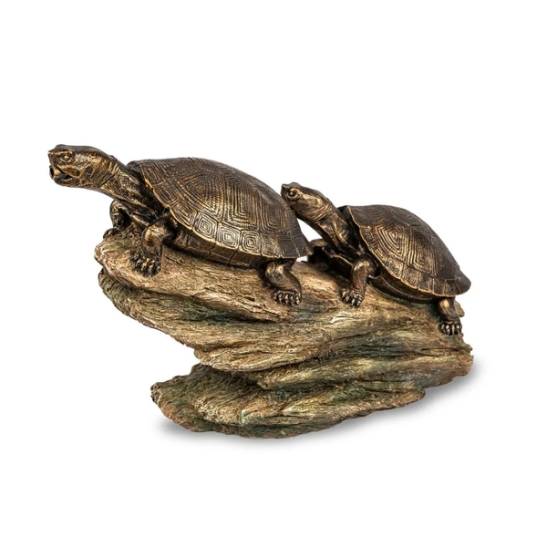 Double Turtle on a Log Spitter | Spitters