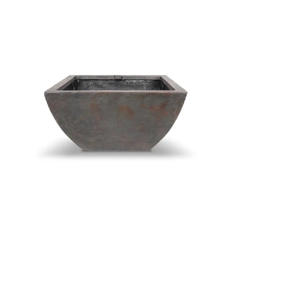 Mini Pond Fountain Bowl - Gray Slate | Fiberglass Stone Composite
