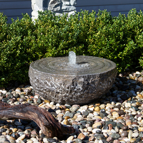 Swirl Bowl Fountain Kit | Granite Fountains