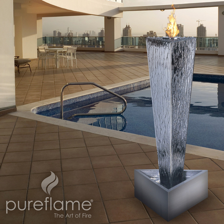 Tower of Fire Fireplace by Pureflame | ARCHIVE