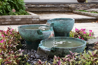 Image Metal and Brass Fountains