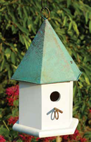 Image Copper Songbird Birdhouse by Heartwood