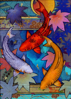 Image Blue Water Koi