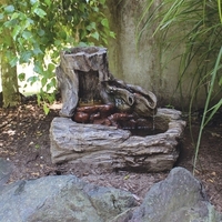 Image Self Contained Resin Log Falls