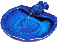 Image Solar Ceramic Koi Fountain