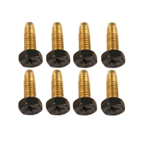 Image Aquascape #30078 Mat Brass Screw Set 1/4 Inch20 x 3/4 Inch  (8 pack) - 30078