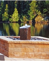 Image Large Column Fountain Kit - GFRC Faux Rock