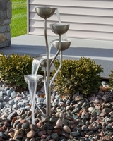 Image Rustic Stainless Steel Fountain