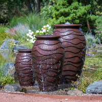 Image Scalloped Urn Fiberstone Fountains