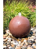 Image Red Sandstone Sphere Fountain Kits