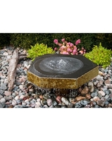 Image Basalt Birdbath Fountain Kit by Blue Thumb