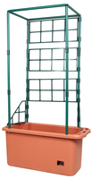 Image Tomato Trellis Garden on Wheels