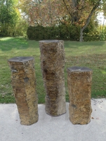 Image Large Polished Top Basalt Fountain-  3 Piece Set