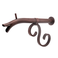 Image Courtyard Spout  Small w/ Mini Backplate