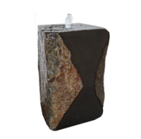 Image Hourglass One-Side Polished Basalt