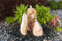 Image Sunset Chiseled Triple Fountain Kit